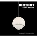 led pendant light glass moden lamp